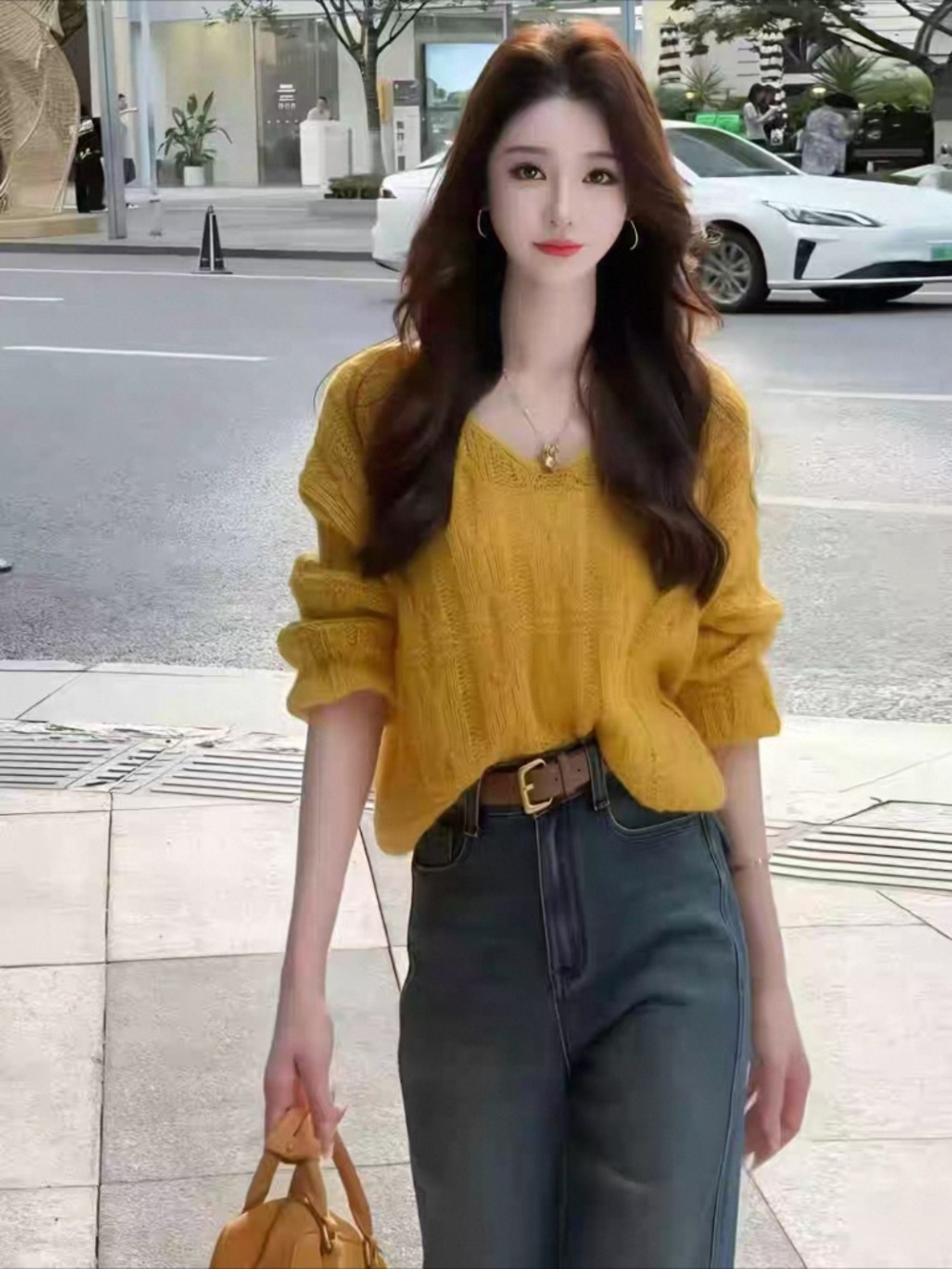 NWOT Cute Japan Korea Batwing Sweater Top-Small